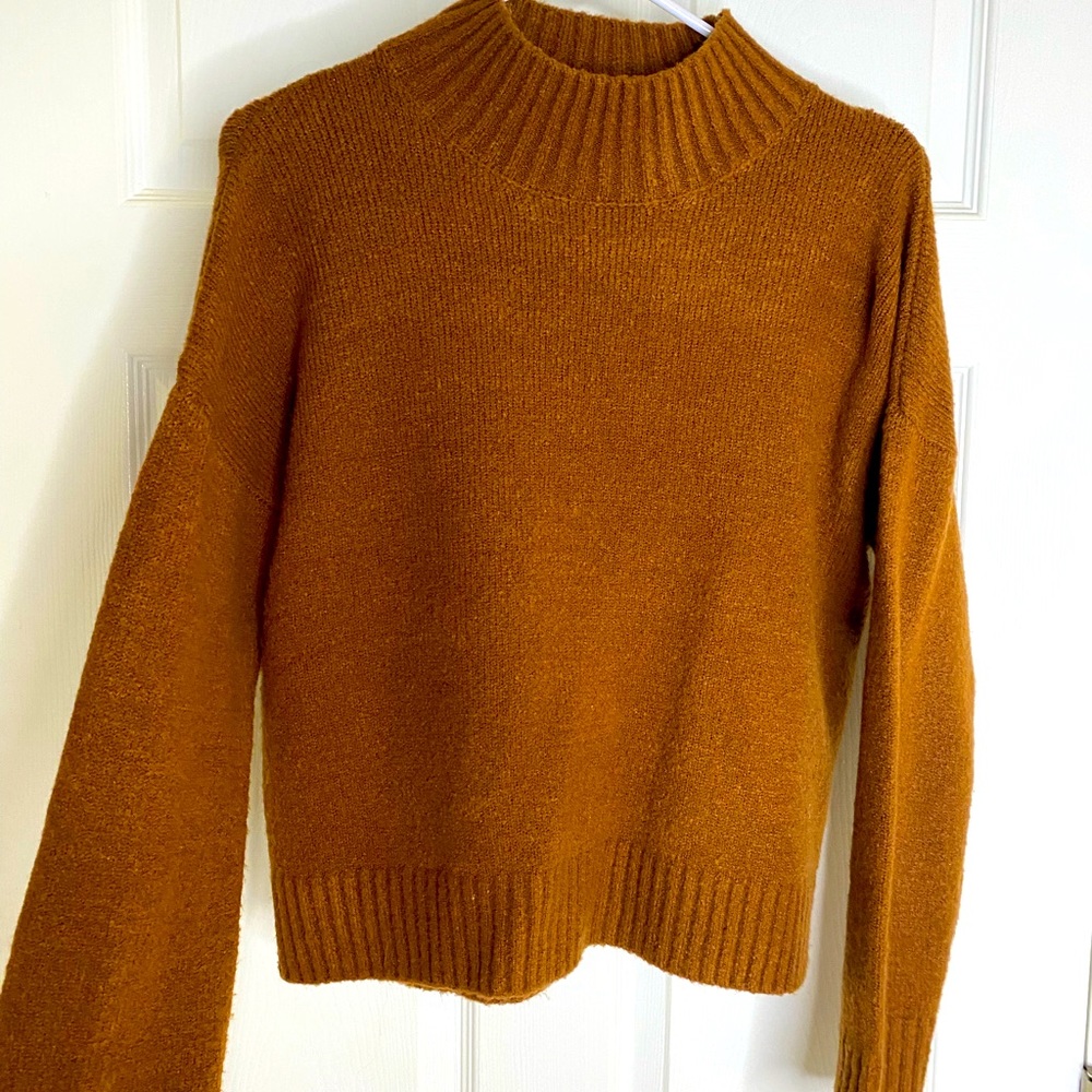 Nova Vintage Tan Knit Sweater SZ S